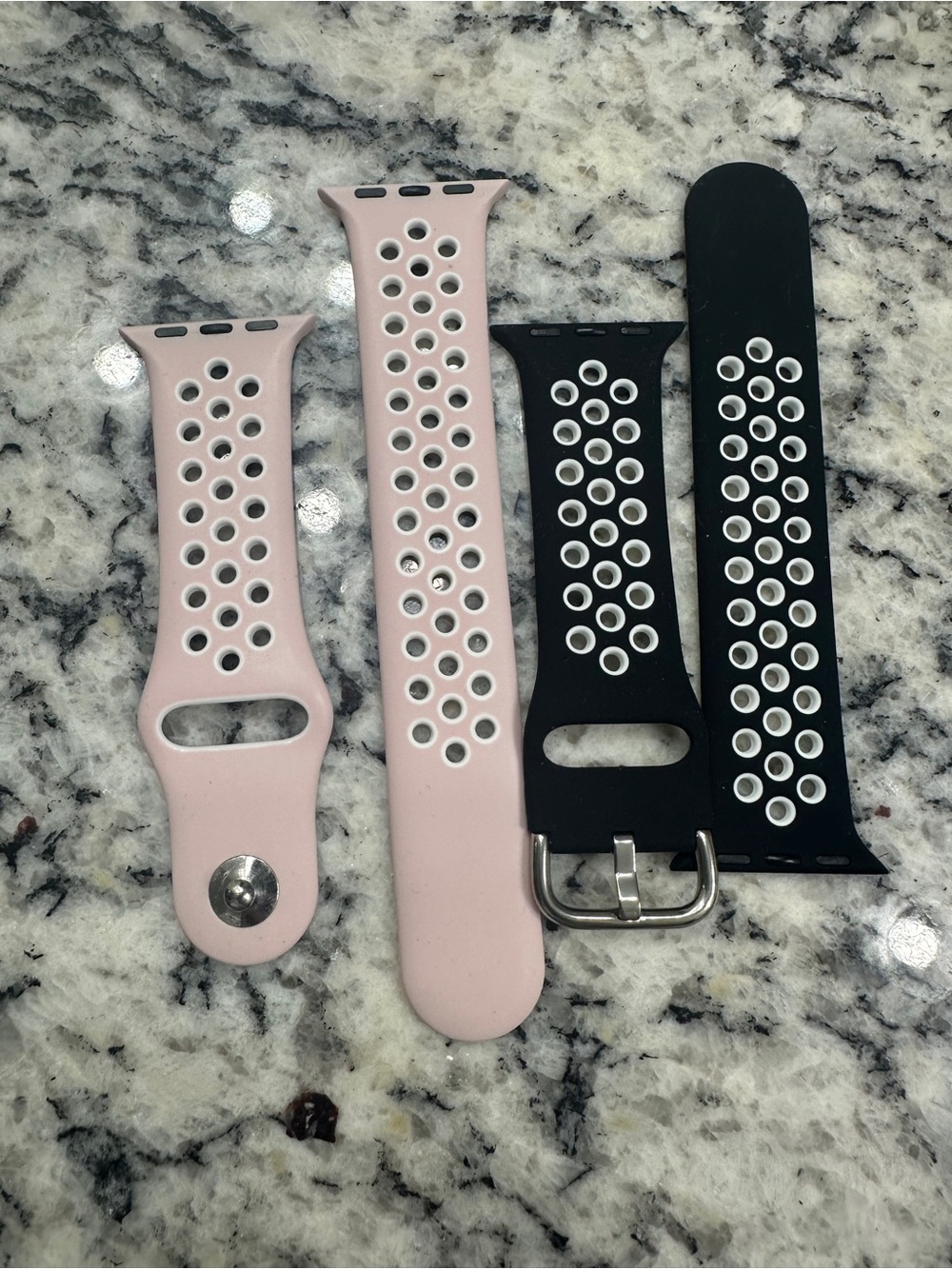 2 Silicone Apple Watch Sports Bands NEW